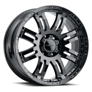 Vision Wheel Off-Road – 375 WARRIOR – Black – 16″x8″ 12mm – All weather Wheels – 375-6886GB12